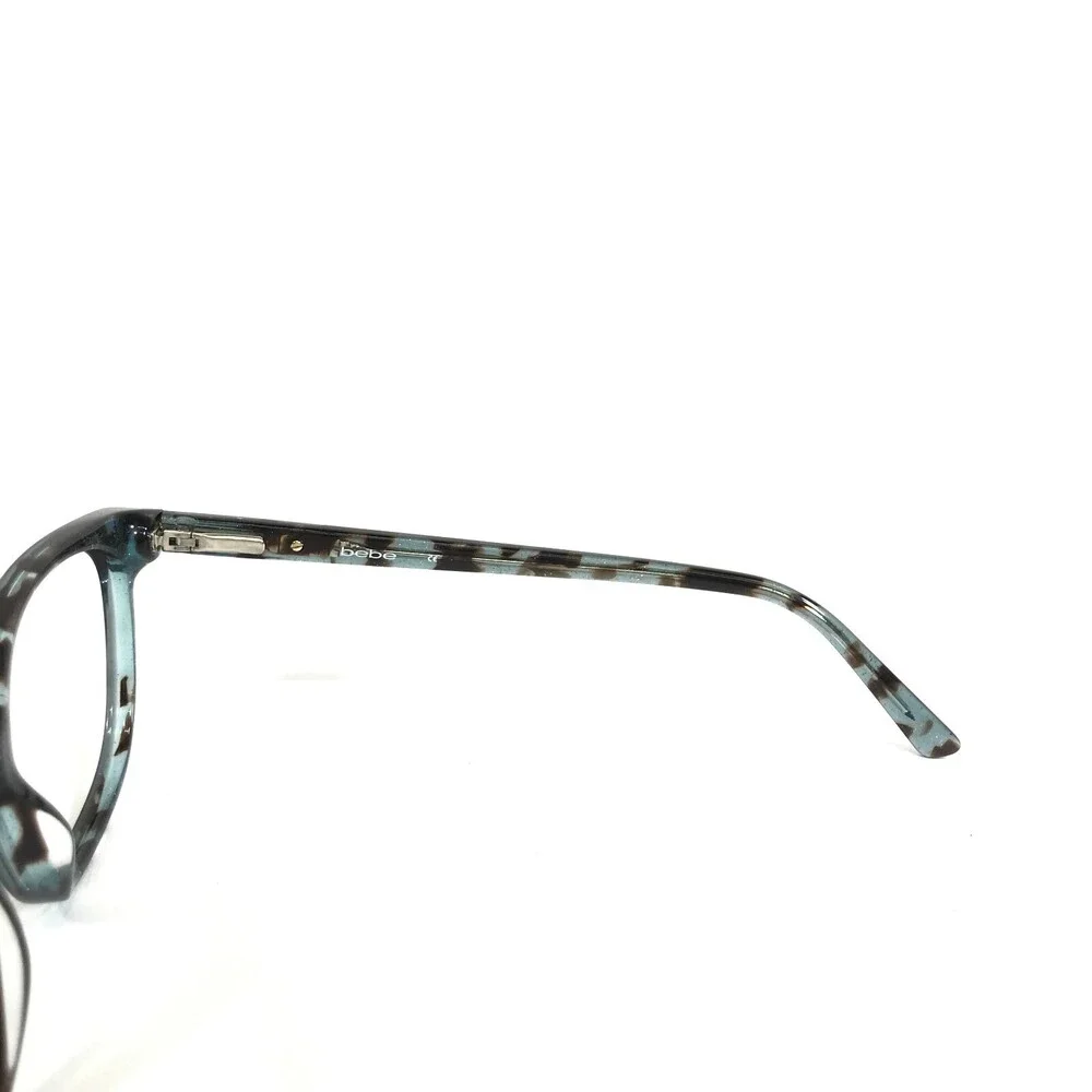 Bebe Eyeglasses Frames BB5186 340 TEAL TORTOISE Blue Gold Full Rim 52-17-135